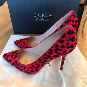 J Crew Collection Calf Hair Pump